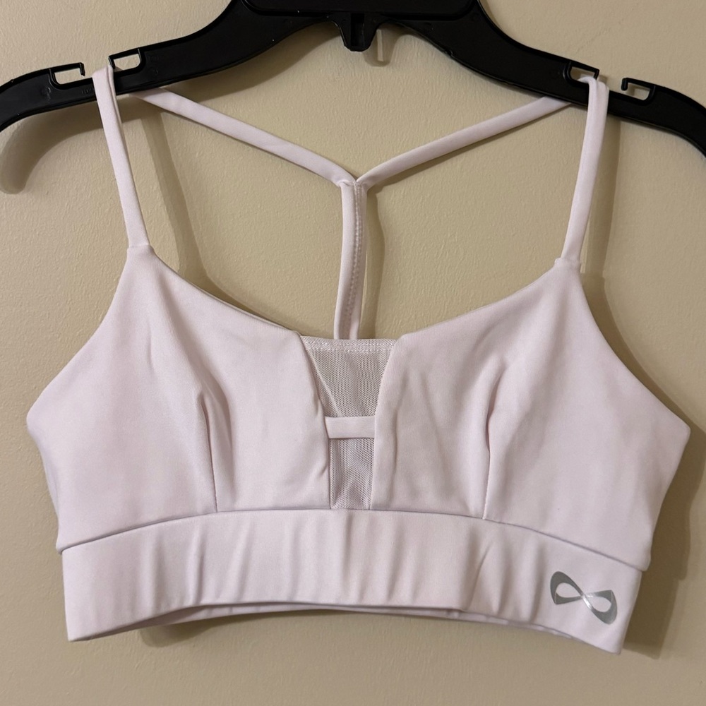 Nfinity White Sports Bra